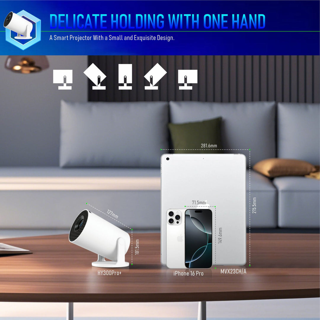 Mini Pocket Projector 1080p Wireless