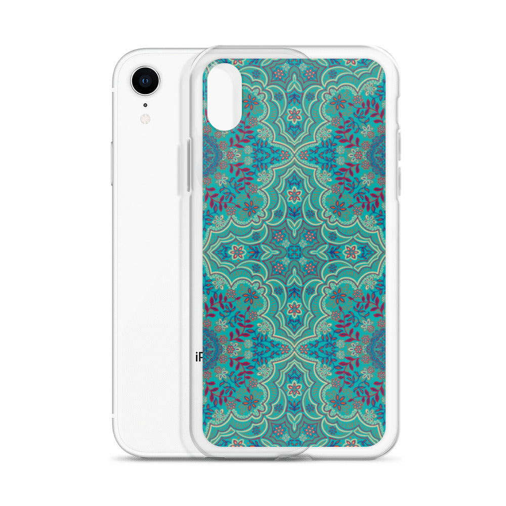 Exotic Blue Art iPhone Case